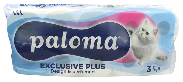 [WERM-17128] Paloma Toilettenpapier 3-lagig 10x150 Blatt