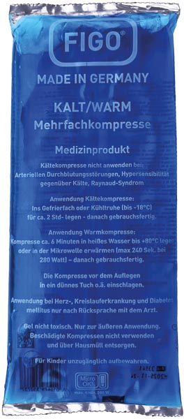 Kompresse Gel Pad Kalt/Warm 29x12cm