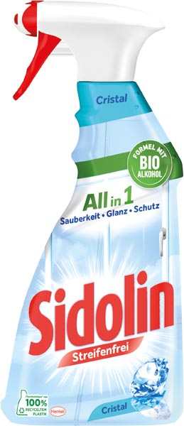 Sidolin Glasreiniger Cristal 3in1 500ml