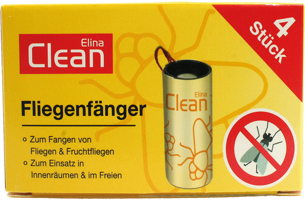[WERM-54470] Fliegenfänger 4er zum Aufhängen - giftfrei