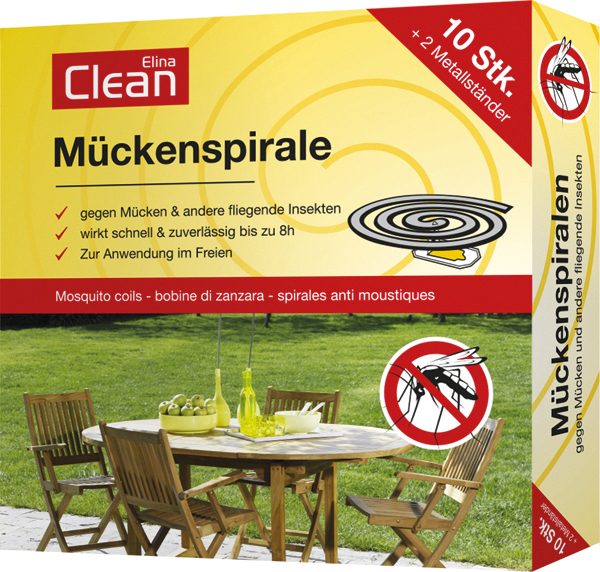 [WERM-54219] Mückenschutz Spirale 10er Citronella mit 2 Halter