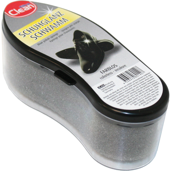 Schuhpolierschwamm 13cm für Echt-u. Kunstleder