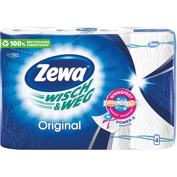 Zewa Haushaltsrolle Wisch & Weg 4x45 Blatt