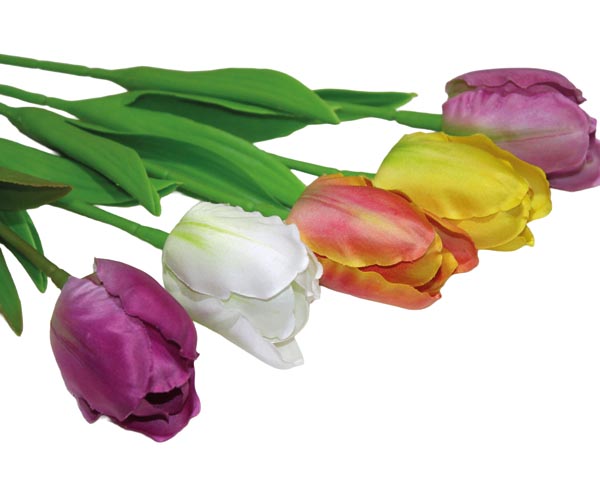 [WERM-50404] Edle Tulpe 33x4cm, 4 Farben sortiert