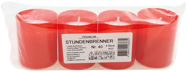 [WERM-40387] Grablicht Brenner Nr.40 rot 4er