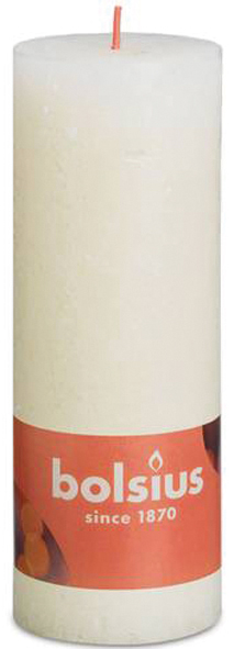 [WERM-18092] RUSTIK Stumpenkerze 190x68 elfenbein