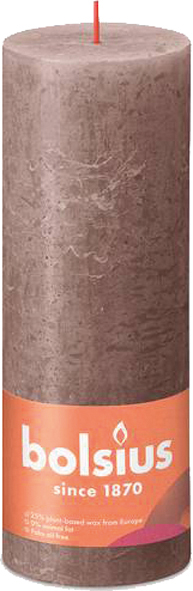 [WERM-18094] RUSTIK Stumpenkerze 190x68 taupe