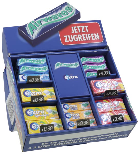 Food Kaugummi Wrigleys 42-teilig 6-fach sort.