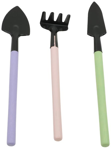 Gartenwerkzeug-Set 20x4cm - 3-teiliges Set