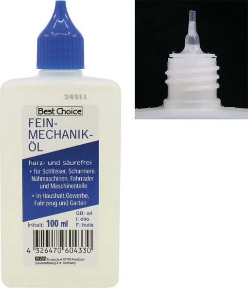[WERM-60433] Haushaltsöl 100ml Flasche mit Schnellverschluss