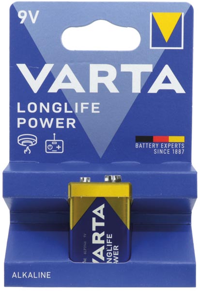 [WERM-16350] Batterie VARTA 9 Volt Block Longlife Power