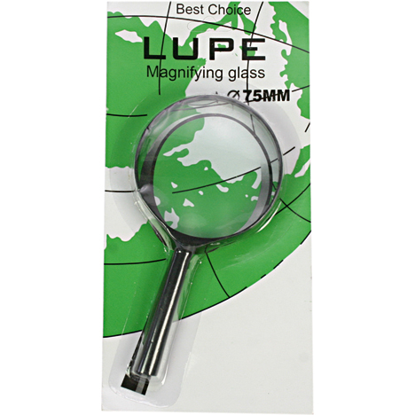 [WERM-62685] Lupe Glas 14,8 x 8cm auf Karte