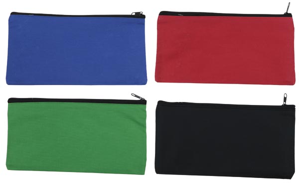 [WERM-65926] Tasche/Mäppchen mit Reißverschluss 22x12cm 4Fb.