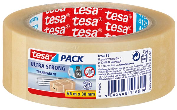 [WERM-19597] Klebefilm Packband TESA Ultra Stark 66mx38mm Klar