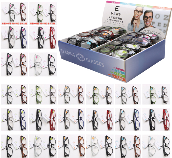 [WERM-54282] Lesebrillen Sortiment Trend 48tlg im Display