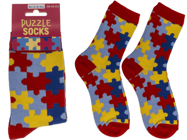 Socken, Puzzle, Größe 36-42,