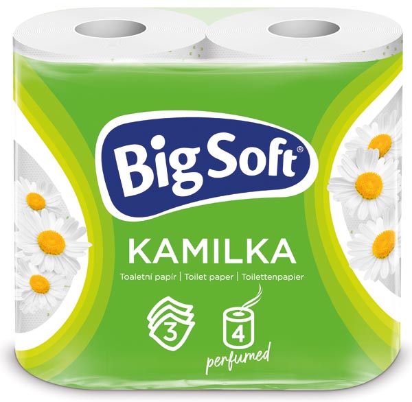 Big Soft Toilettenpapier 3-lag. 4x160 Bl. Kamilka