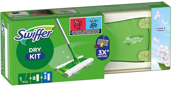 Swiffer Starter Bodenstab+8 Trocken+3 Wet Tücher
