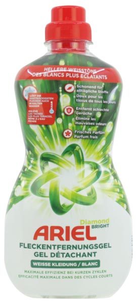 Ariel Fleckentfernungsgel 800ml Weisse Kleidung