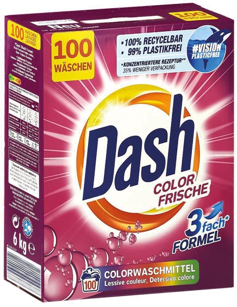 Dash Waschpulver Color Frische 100WL 5kg