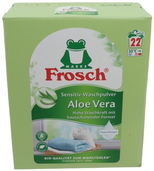 Frosch Waschpulver 22WL Aloe Vera Sensitive