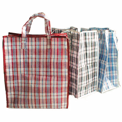 Einkaufsshopper XL 40x45x18cm kariert