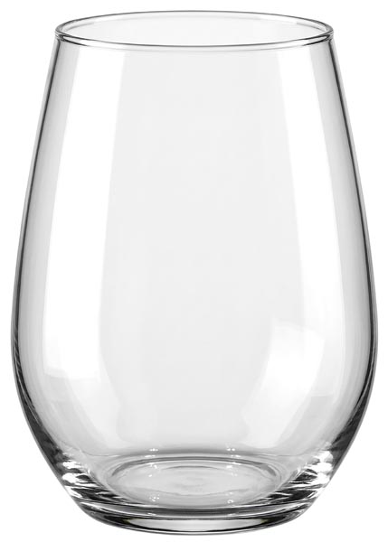 Glas Trinkglas 400ml LIMA, ovale Form, klar