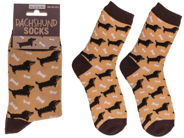 Socken, Dackel, Größe 36-42,