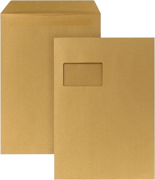 [WERM-69340] Briefumschlag Versand-Tasche DIN C4 mit Fenster