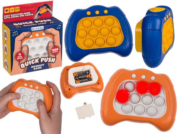 Quick Push Game Konsole mit Sound und LED Licht,