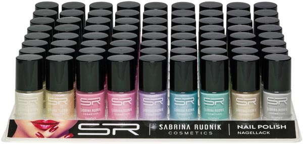 Nagellack Sabrina Trendfarben 12ml, 72er Tray
