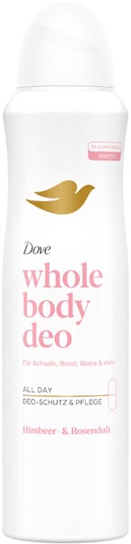 [WERM-5000] Dove Whole Body Deospray 150ml Himbeer&Rosenduft