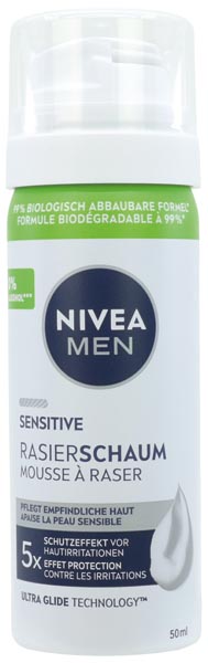 [WERM-18316] Nivea Rasierschaum 50ml Sensitive
