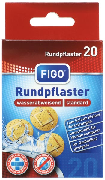 Wundverband Rundpflaster 20er