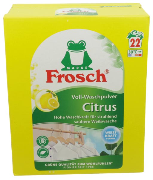 Frosch Waschpulver 22WL Citrus