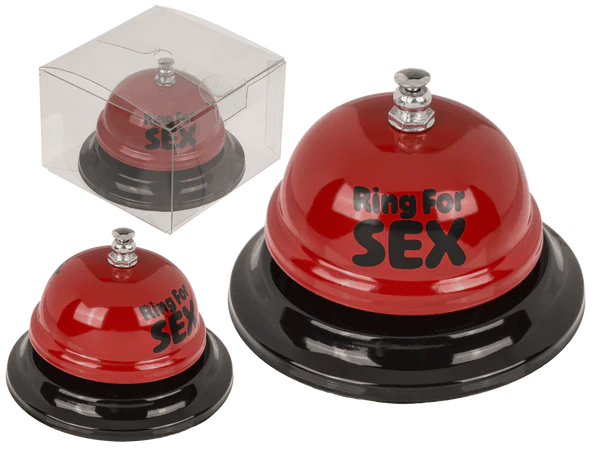 [OOTB-61/4158] Service-Glocke, Ring for Sex, 7,5 x 6 cm,