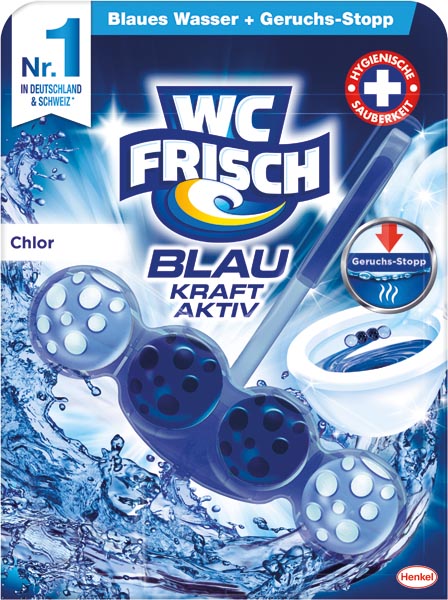 WC Frisch Kraft-Aktiv Blauspüler 50g Chlor