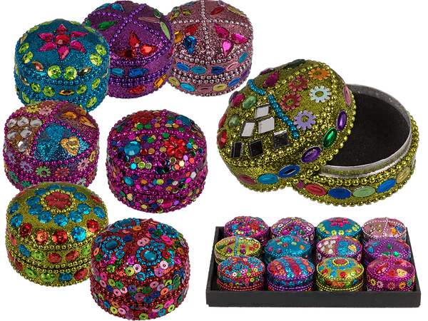 [OOTB-230023] Bunte Schmuckdose mit orientalischem Design,