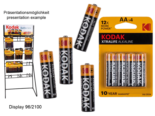 Alkaline Mignon-Batterie, Kodak Xtralife, AA,