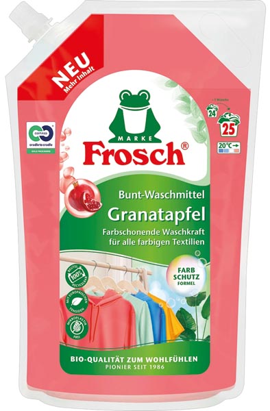 Frosch Flüssig-Waschmittel 25WL Granatapfel