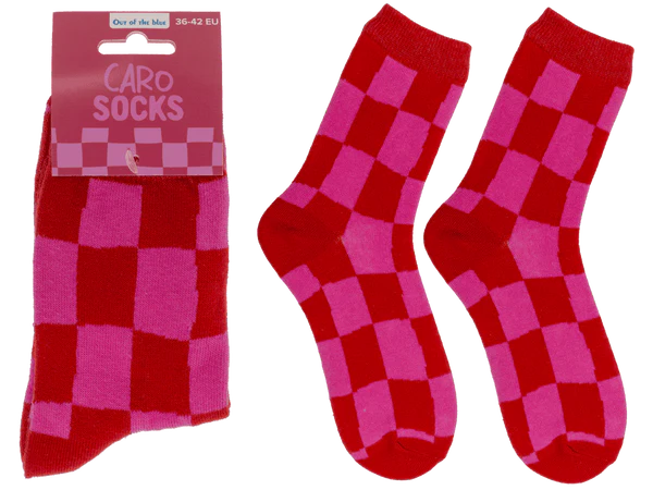 [OOTB-02/1445] Socken, Karo, Größe 36-42,