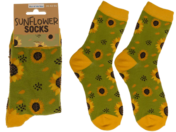 Socken, Sonnenblume, Größe 36-42,