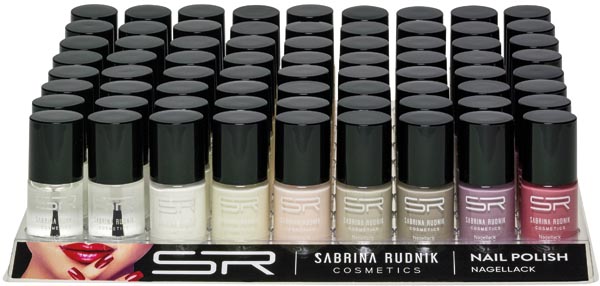 Nagellack Sabrina Nude-Töne 72er im Tray, 12ml