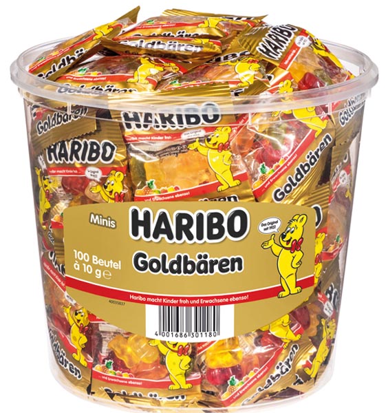 [WERM-18265] Food Haribo Goldbären 100 Minibeutel