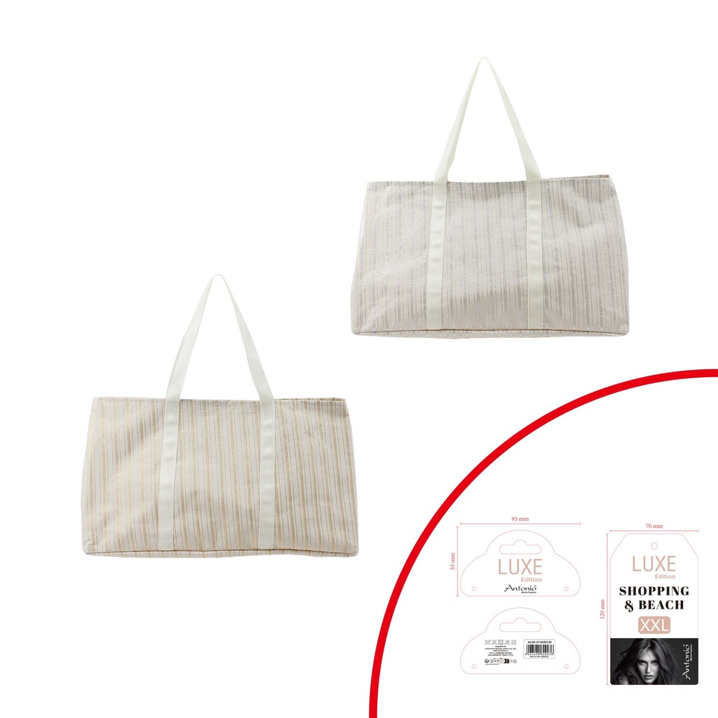 [07.00293.99] Strandtasche Luxe Collection Glitzer XXL