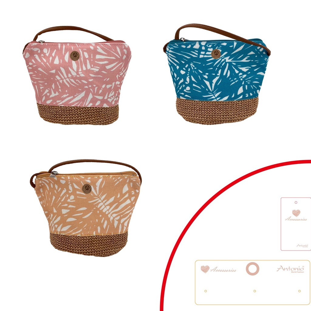 [07.00091.99] Damen Schultertasche Palmenblätter Aruba Mini