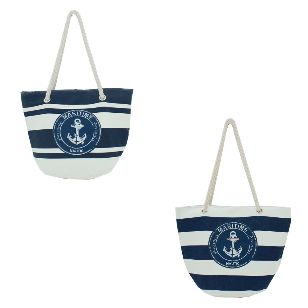 [07.00062.99] Strandtasche Maritim Streifen Klein