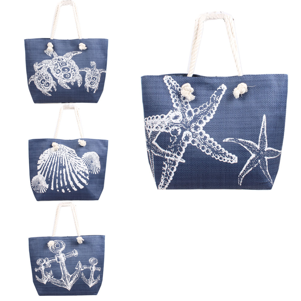 Strandtasche Maritim All Blue Design