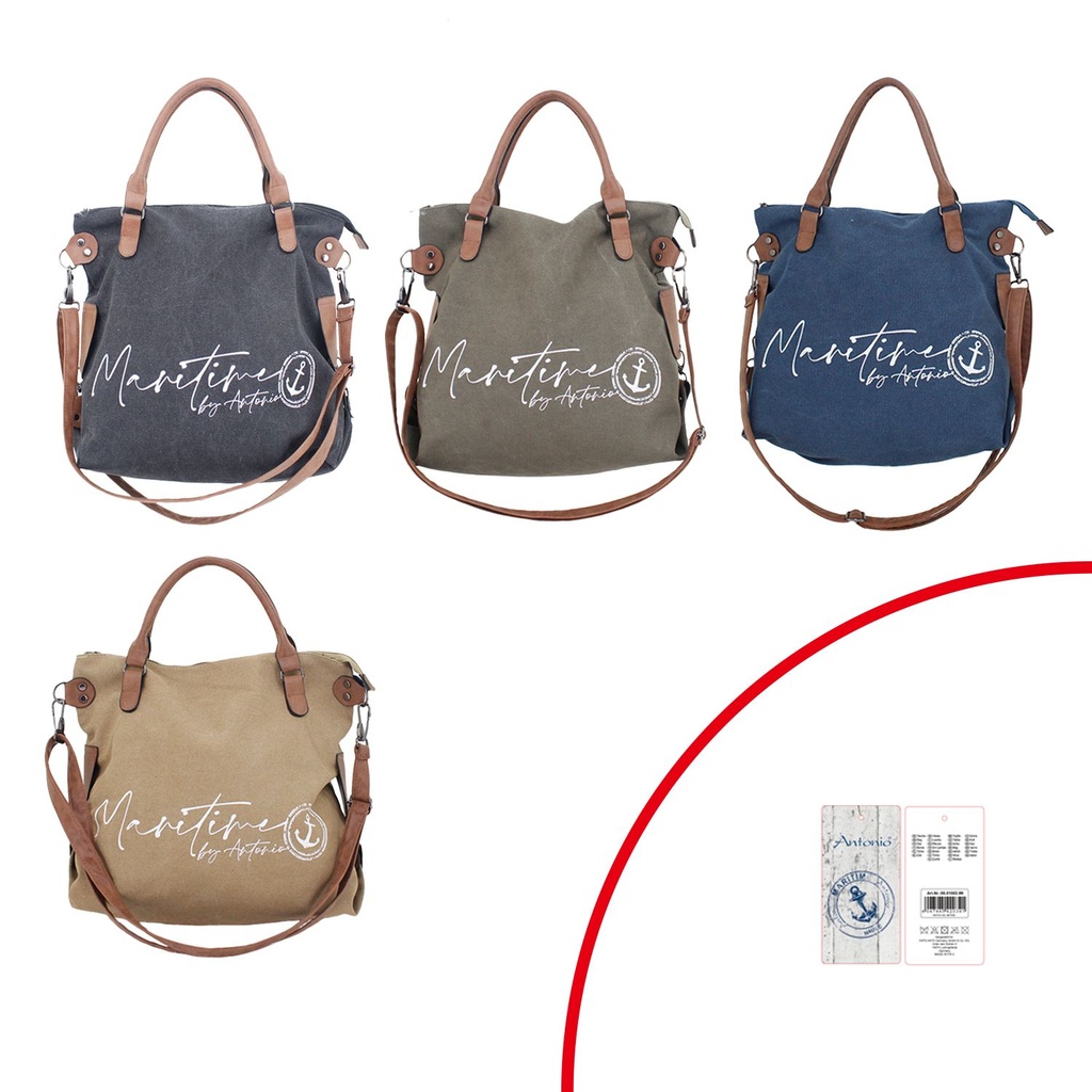 [08.01003.99] Lady Shopper Canvas Maritime Old Time