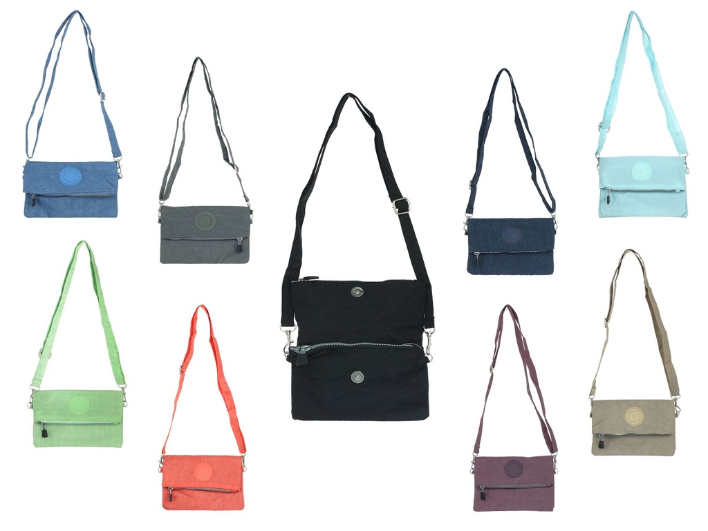 Schultertasche Crinkle Nylon Spring Time